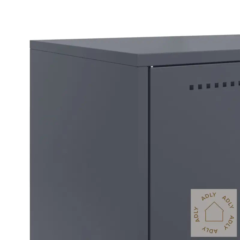 Skjenk Antrasitt 68,5X38,5X107 Cm Stål