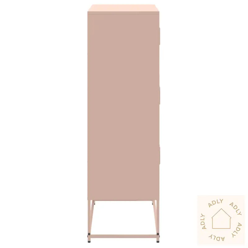 Skjenk Rosa 68,5X38,5X123,5 Cm Stål
