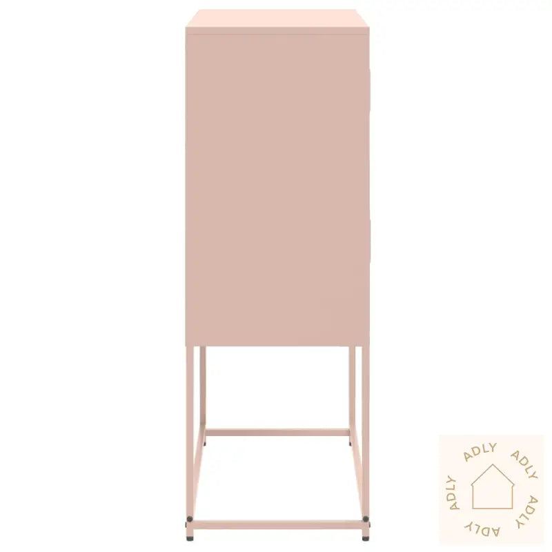 Skjenk Rosa 68,5X38,5X107 Cm Stål