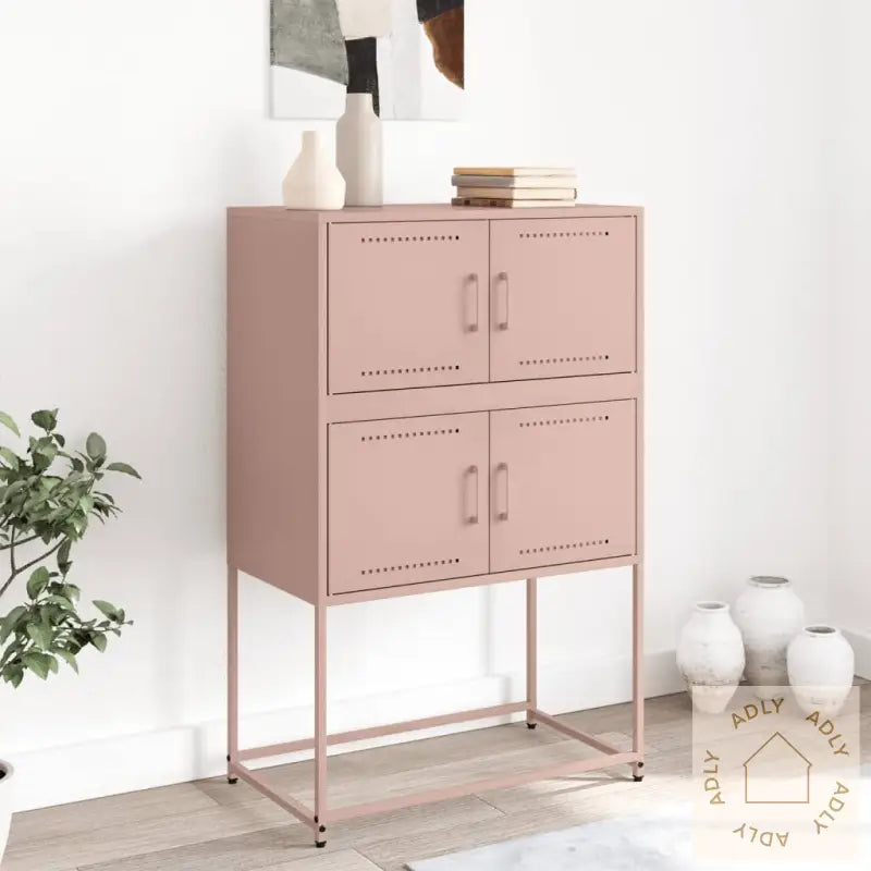 Skjenk Rosa 68,5X38,5X107 Cm Stål