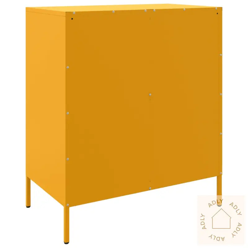 Skjenk Sennepsgul 68X39X79 Cm Stål