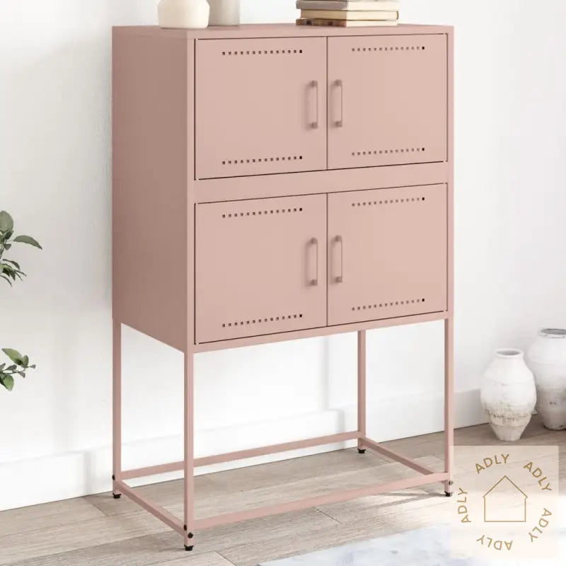 Skjenk Rosa 68,5X38,5X107 Cm Stål