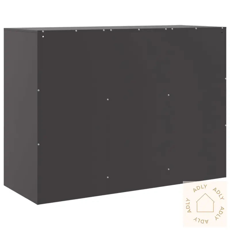 Skjenk Svart 99X39X73 Cm Stål