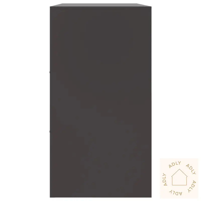 Skjenk Svart 99X39X73 Cm Stål