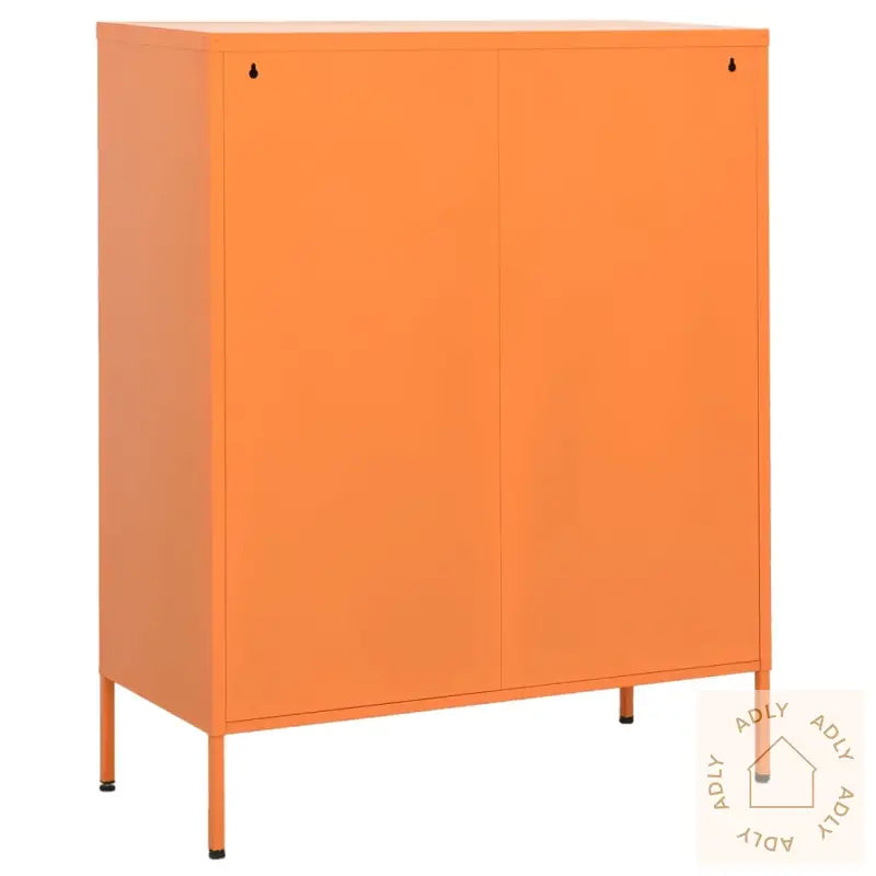 Oppbevaringsskap Oransje 80X35X101,5 Cm Stål