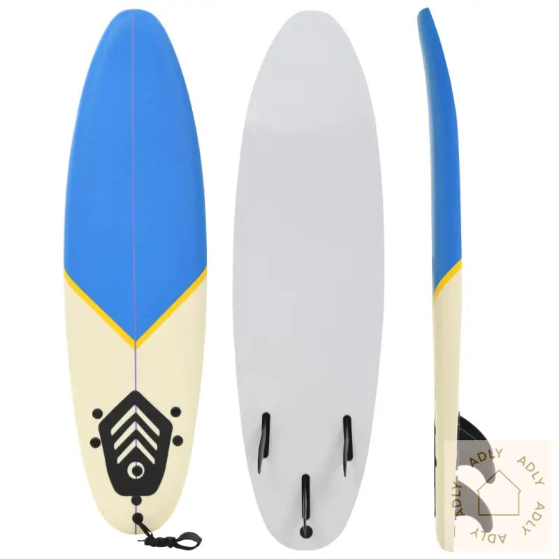 Surfebrett Blå Og Kremhvit 170 Cm