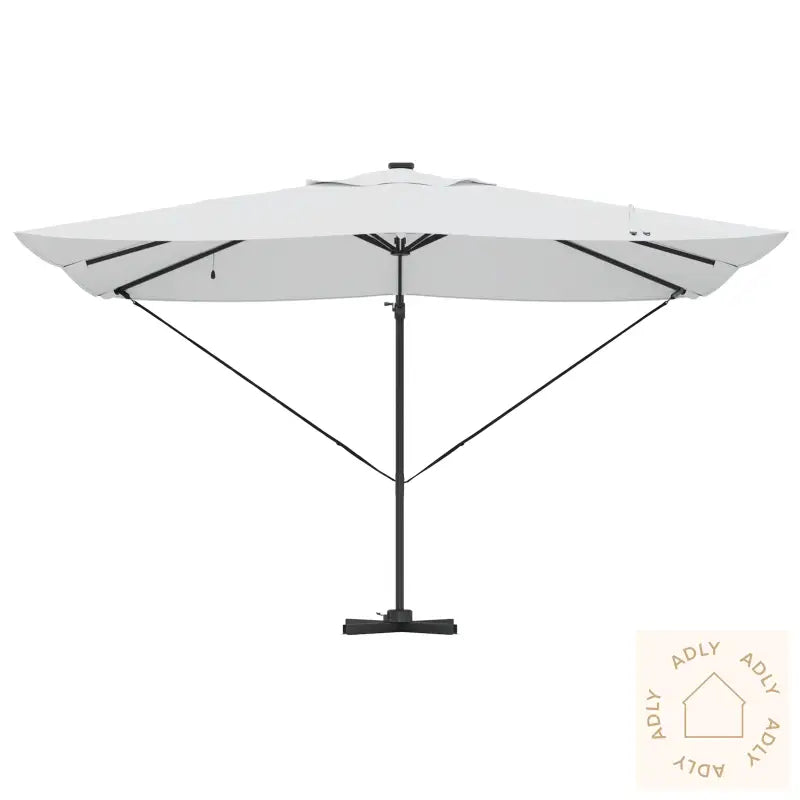 Cantilever Roma-Parasol Med Led-Er Sand 352X251X265 Cm Aluminium