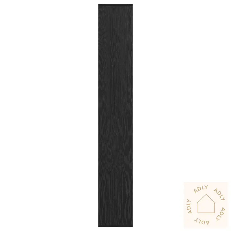Romdeler Bokhylle Svart Eik 67X25X161.5 Cm Konstruert Tre
