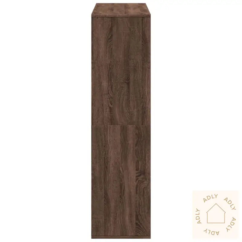 Romdeler Brun Eik 100X33X125,5 Cm Konstruert Tre