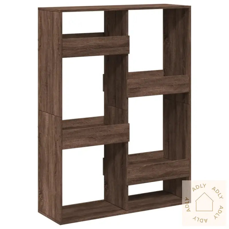 Romdeler Brun Eik 100X33X135 Cm Konstruert Tre