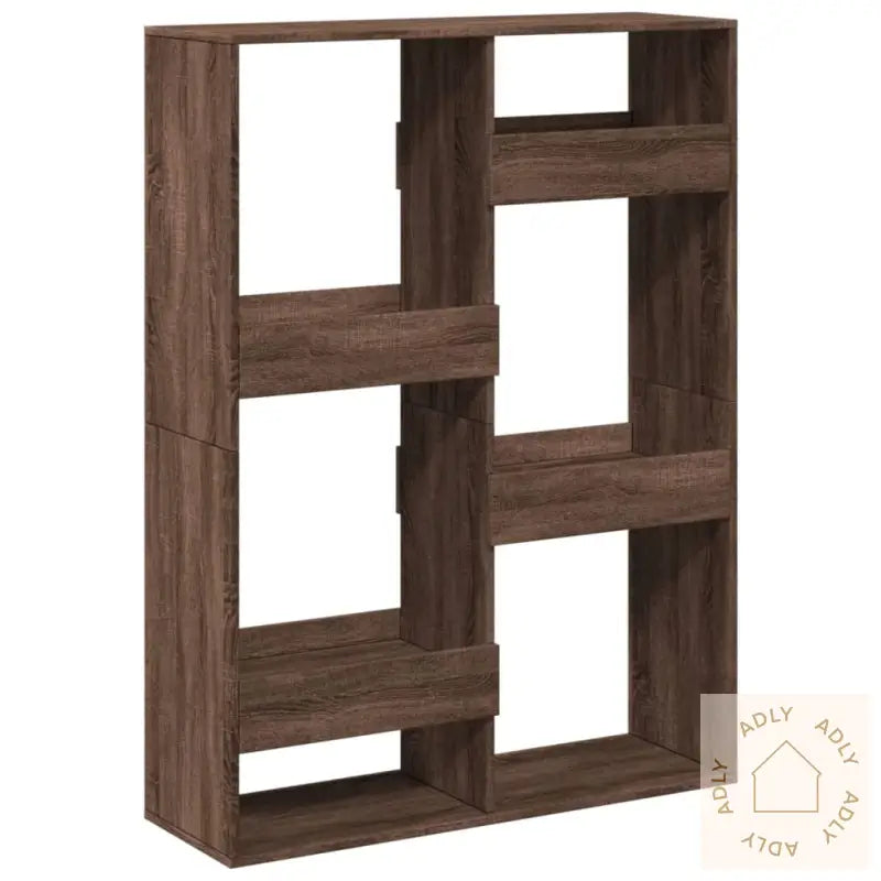 Romdeler Brun Eik 100X33X135 Cm Konstruert Tre