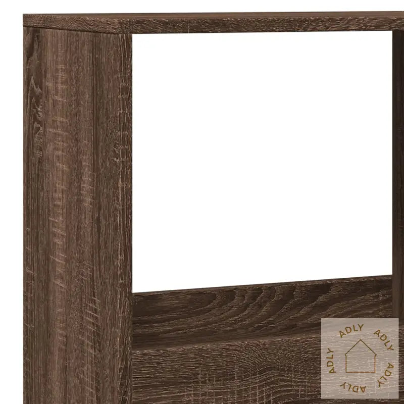 Romdeler Brun Eik 100X33X175 Cm Konstruert Tre