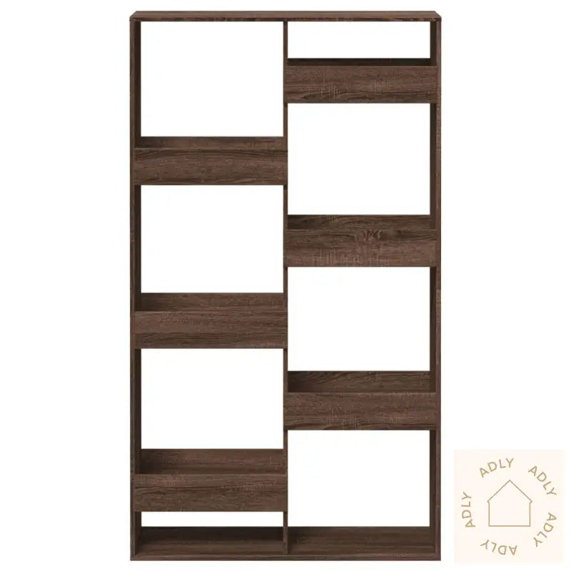 Romdeler Brun Eik 100X33X175 Cm Konstruert Tre
