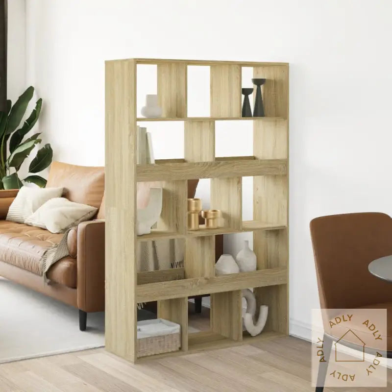 Romdeler Sonoma Eik 100X33X156,5 Cm Konstruert Tre
