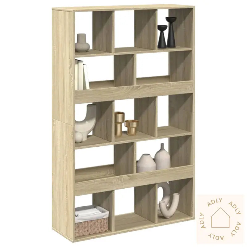 Romdeler Sonoma Eik 100X33X156,5 Cm Konstruert Tre