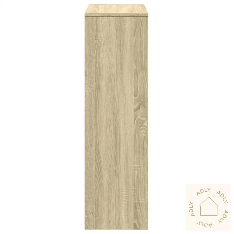 Romdeler Bokhylle 3 Lag Sonoma Eik 99X29X99 Cm Konstruert Tre