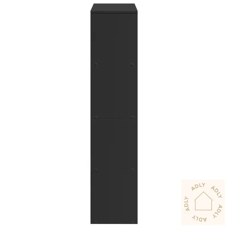 Bokhylle 4 Etasjer Svart 131,5X29X131,5 Cm Konstruert Tre