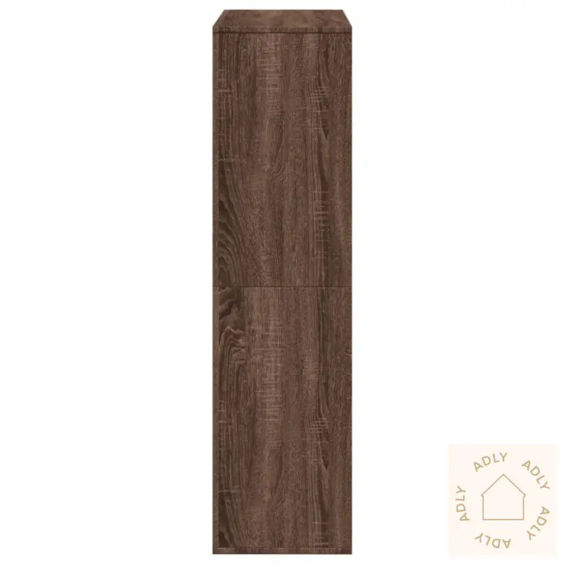Romdeler Brun Eik 100X33X125,5 Cm Konstruert Tre