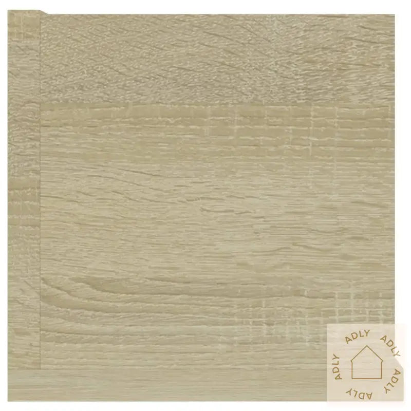 Veggmontert Cd-Hylle Sonoma Eik 100X18X18 Cm Konstruert Tre