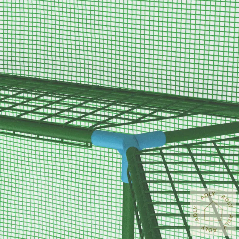 Drivhus Med Hyller Stål 227X223 Cm