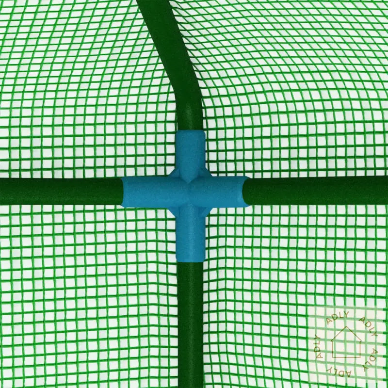 Drivhus Med Hyller Stål 143X143X195 Cm