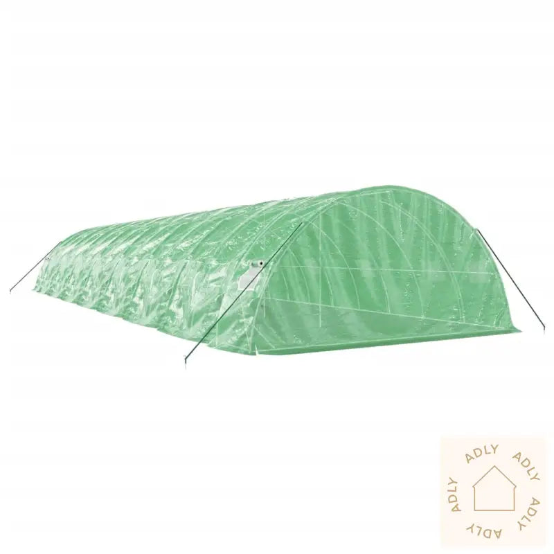 Drivhus Med Stålramme Grønn 80 M² 16X5X2,3 M