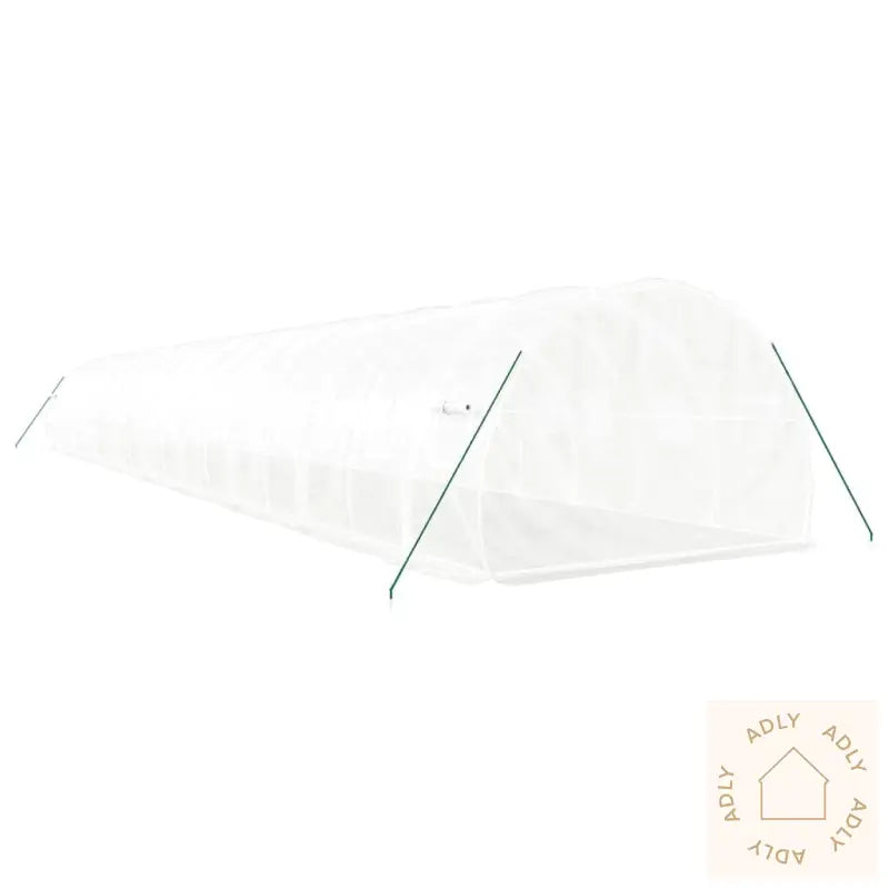 Drivhus Med Stålramme Hvit 54 M² 18X3X2 M