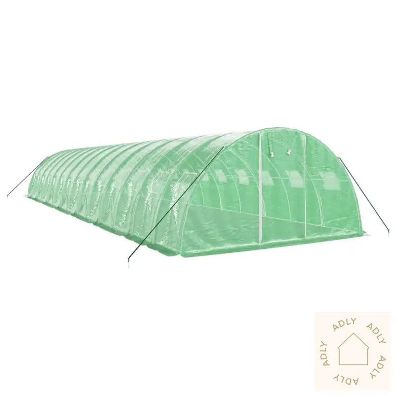 Drivhus Med Stålramme Grønn 56 M² 14X4X2 M
