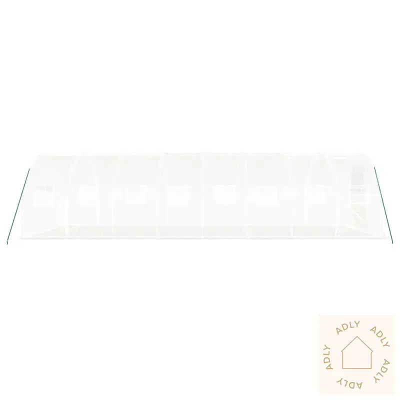 Drivhus Med Stålramme Hvit 24 M² 8X3X2 M