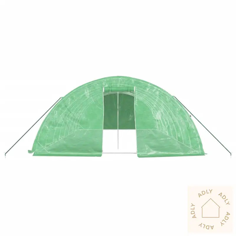 Drivhus Med Stålramme Grønn 40 M² 8X5X2,3 M