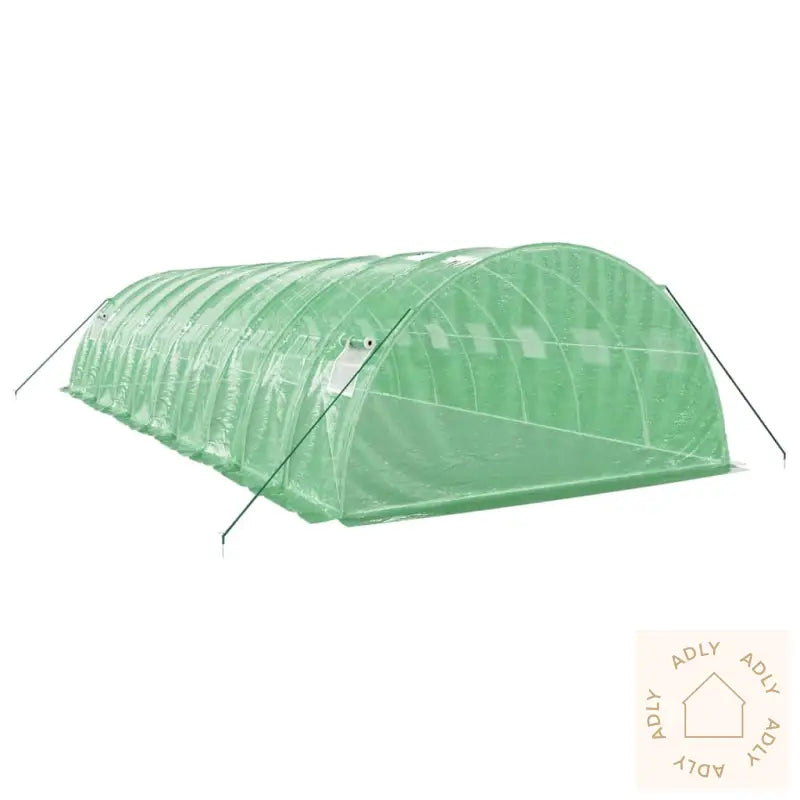Drivhus Med Stålramme Grønn 40 M² 10X4X2 M