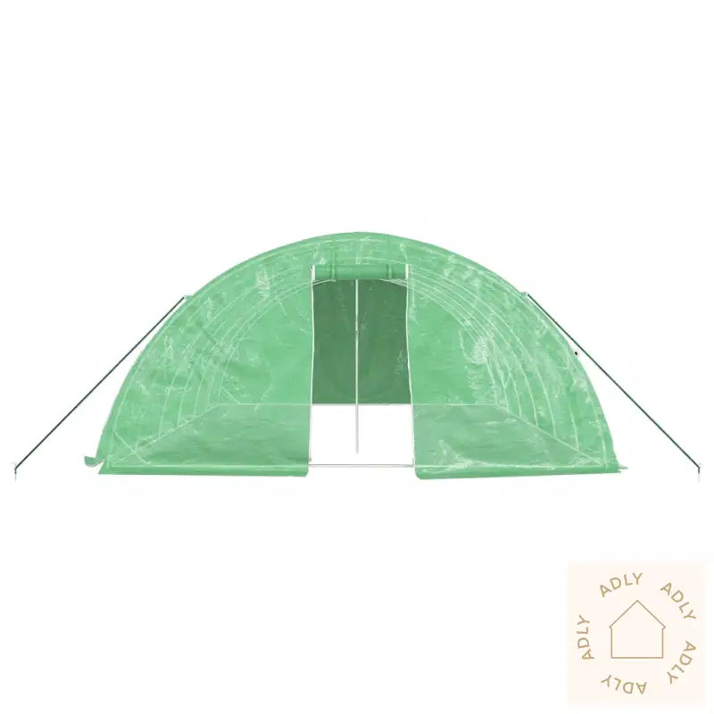 Drivhus Med Stålramme Grønn 30 M² 6X5X2,3 M