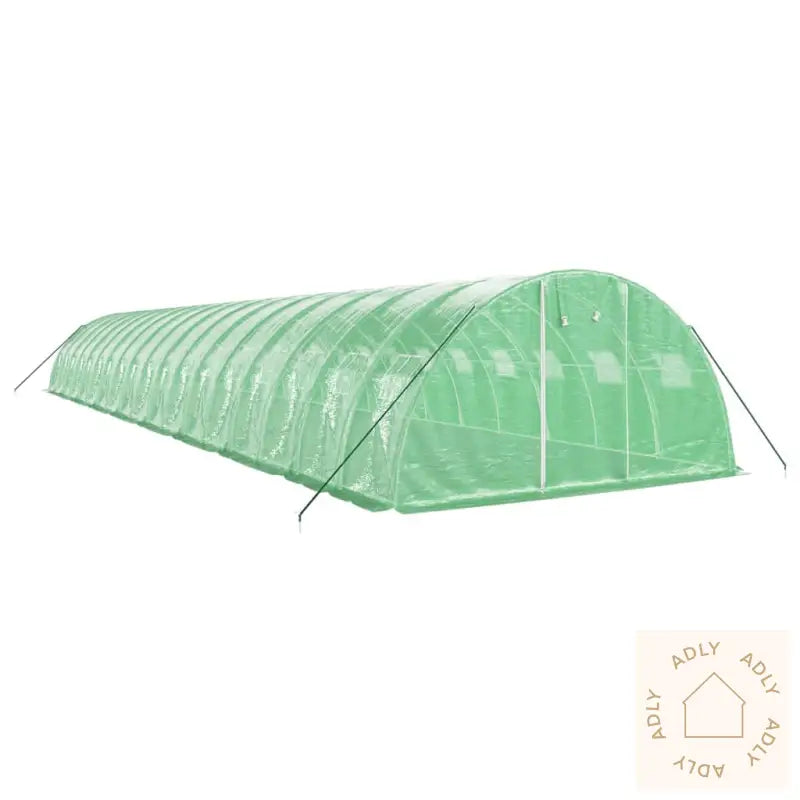 Drivhus Med Stålramme Grønn 72 M² 18X4X2 M