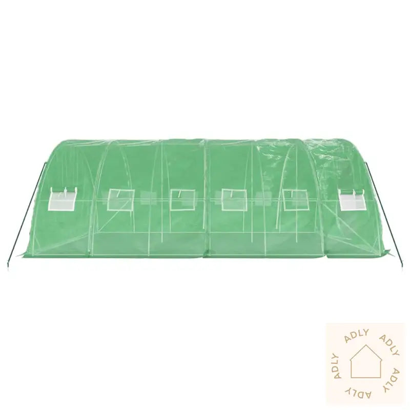 Drivhus Med Stålramme Grønn 30 M² 6X5X2,3 M