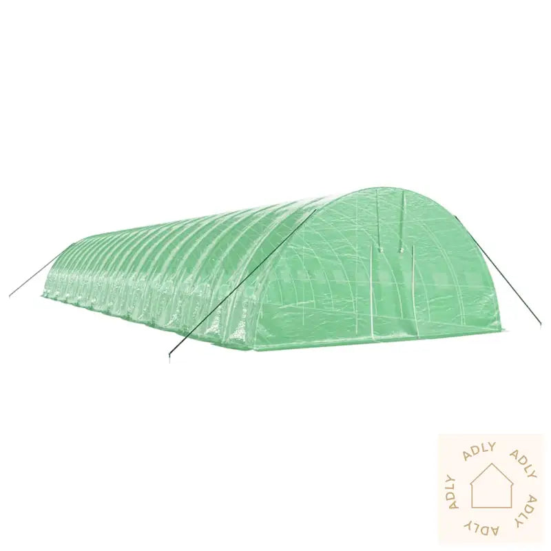 Drivhus Med Stålramme Grønn 120 M² 20X6X2,85 M