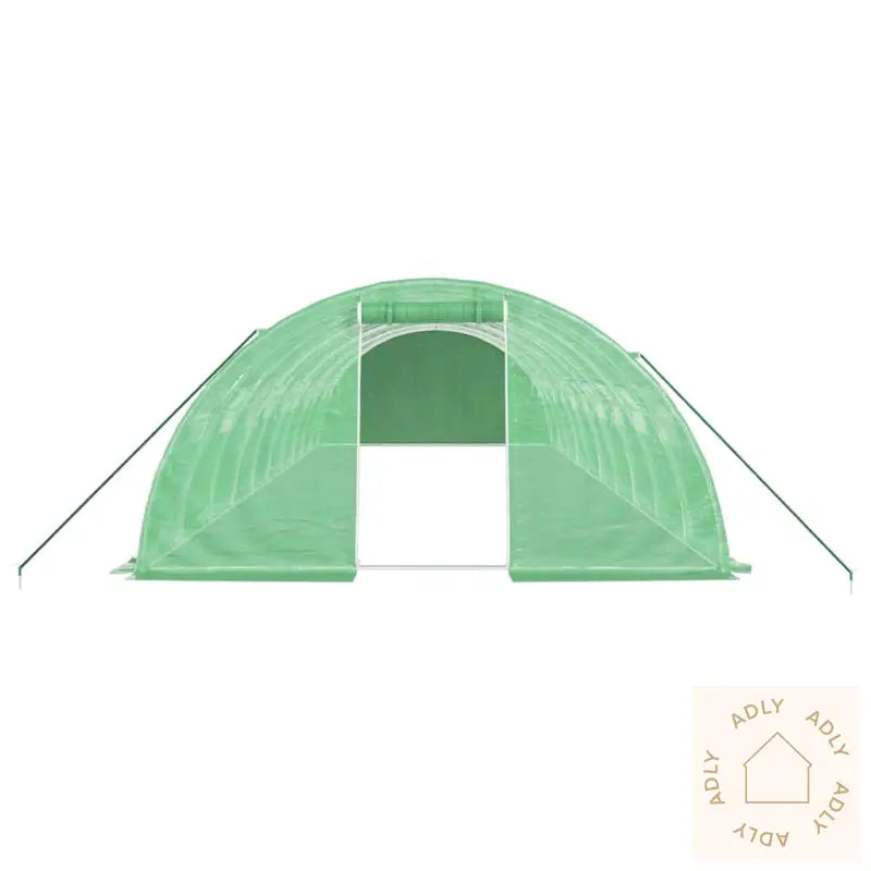 Drivhus Med Stålramme Grønn 40 M² 10X4X2 M