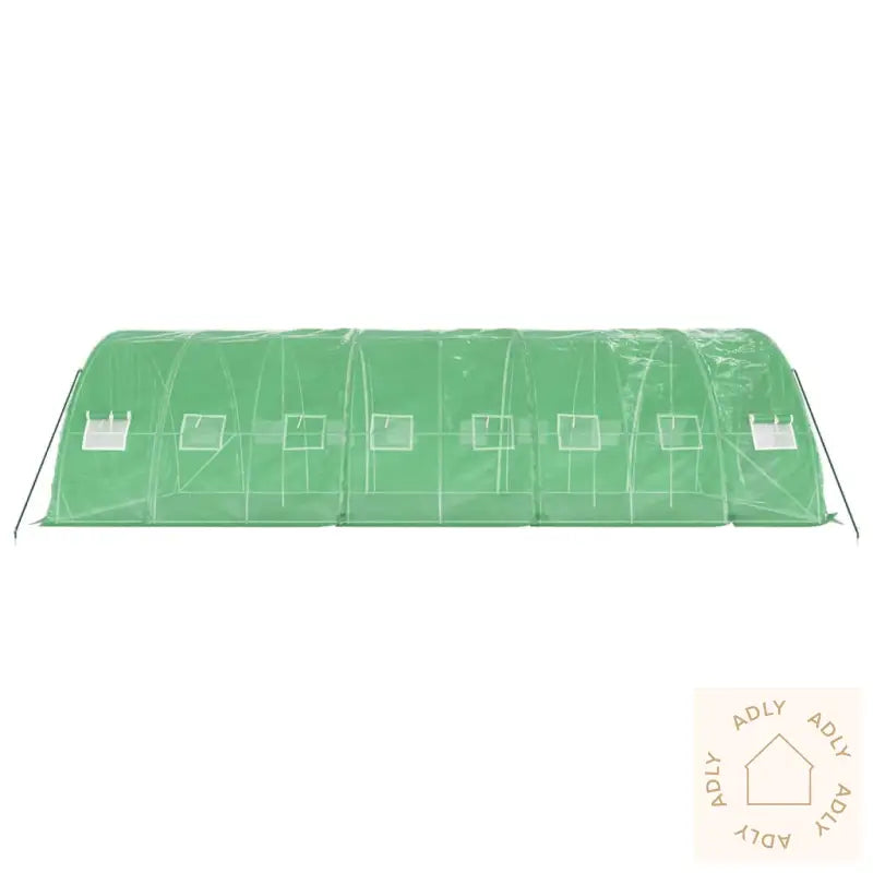 Drivhus Med Stålramme Grønn 40 M² 8X5X2,3 M