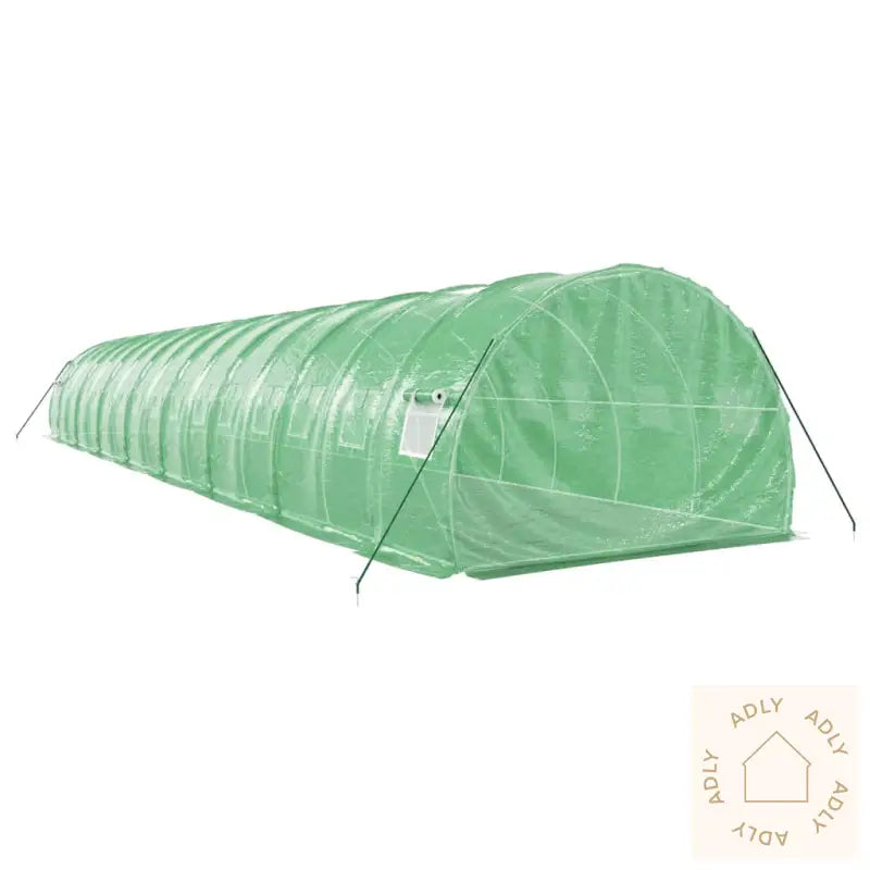 Drivhus Med Stålramme Grønn 48 M² 16X3X2 M