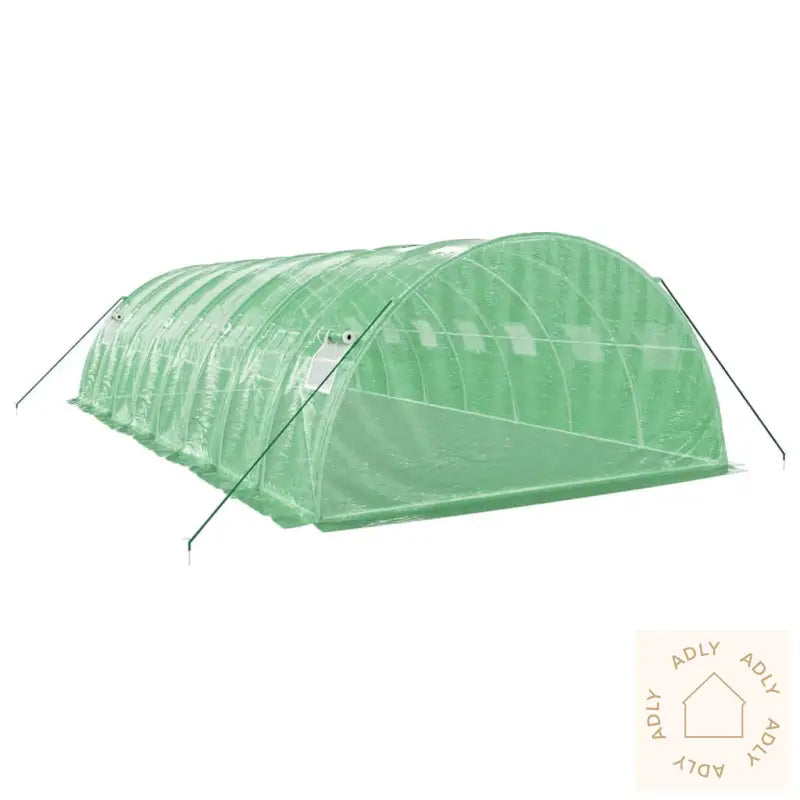 Drivhus Med Stålramme Grønn 32 M² 8X4X2 M