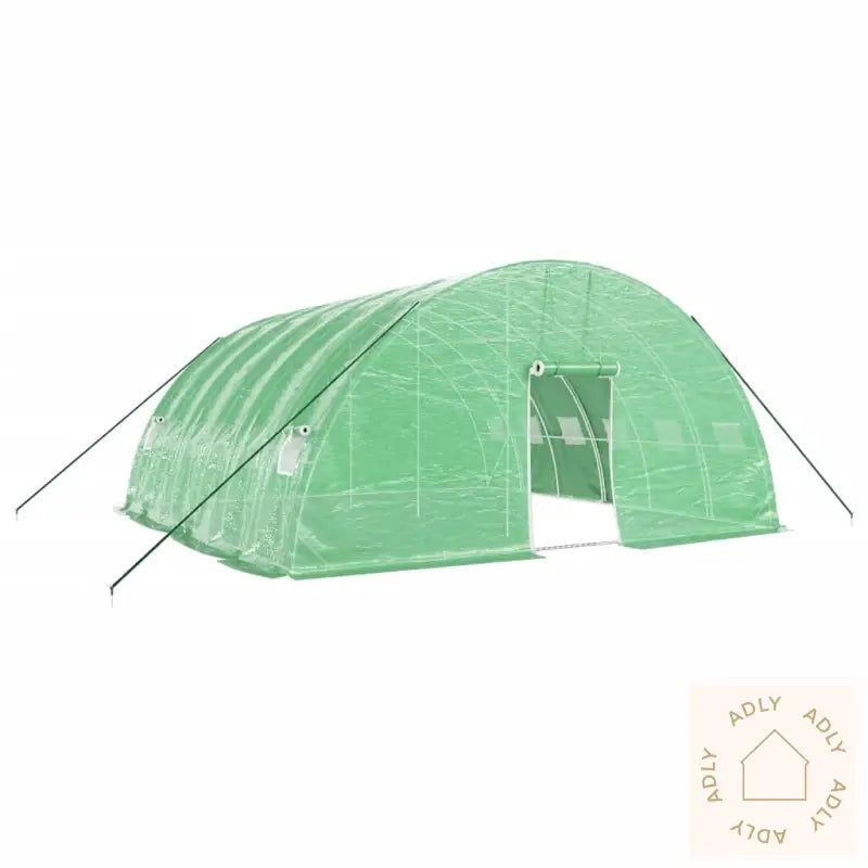 Drivhus Med Stålramme Grønn 36 M² 6X6X2,85 M