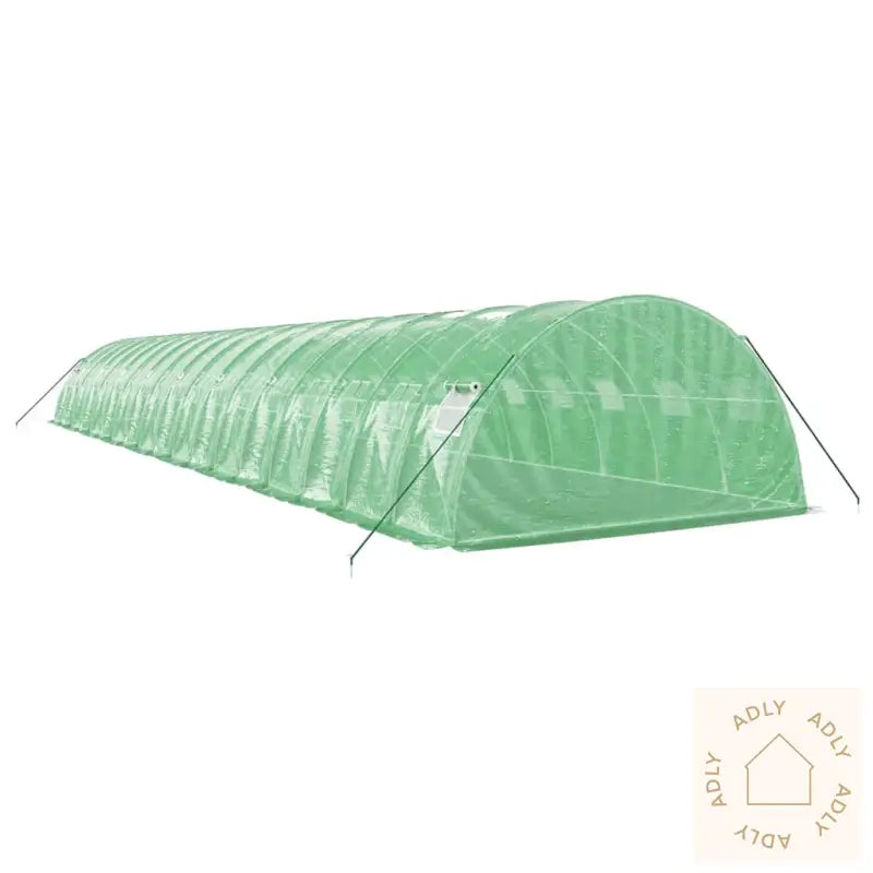 Drivhus Med Stålramme Grønn 72 M² 18X4X2 M