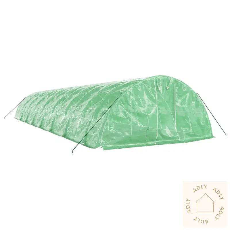 Drivhus Med Stålramme Grønn 80 M² 16X5X2,3 M