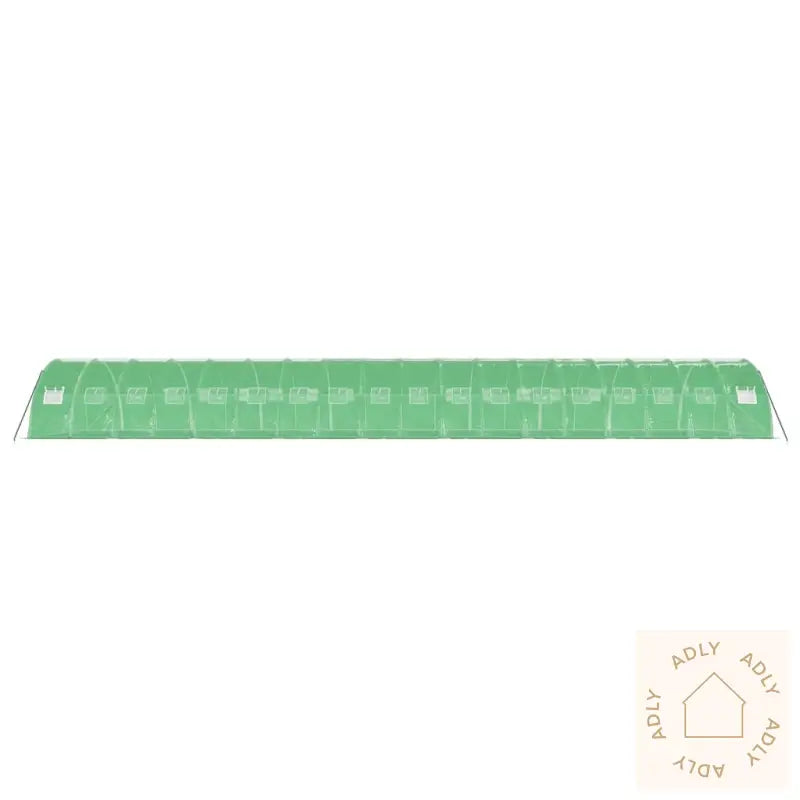 Drivhus Med Stålramme Grønn 72 M² 18X4X2 M