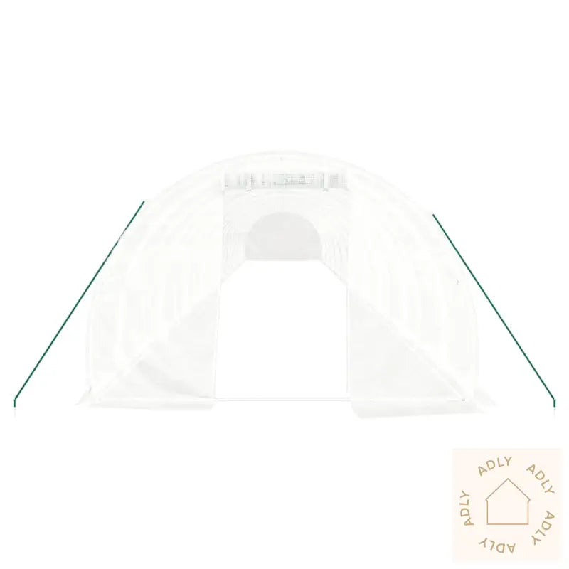 Drivhus Med Stålramme Hvit 60 M² 20X3X2 M