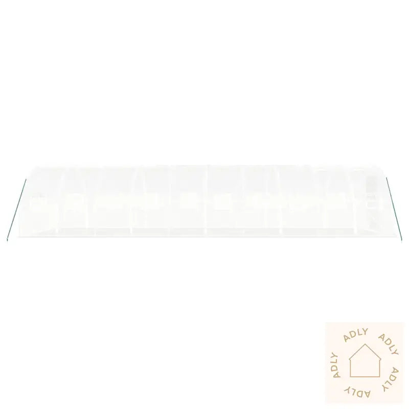 Drivhus Med Stålramme Hvit 30 M² 10X3X2 M
