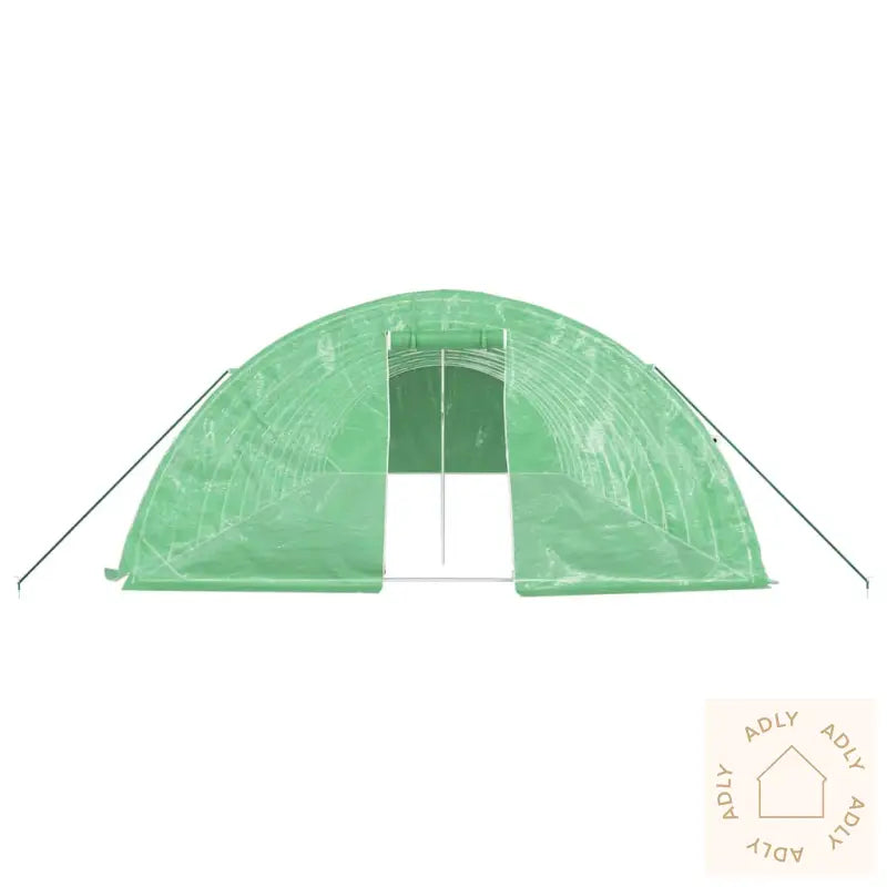 Drivhus Med Stålramme Grønn 60 M² 12X5X2,3 M