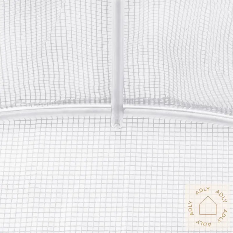 Drivhus Med Stålramme Hvit 60 M² 20X3X2 M