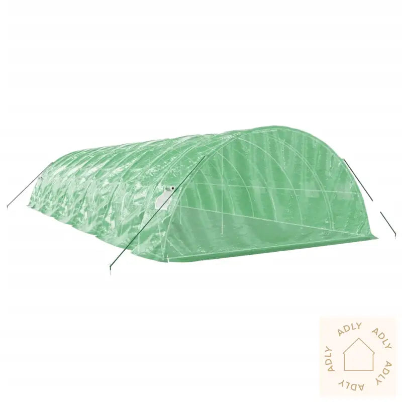 Drivhus Med Stålramme Grønn 60 M² 12X5X2,3 M