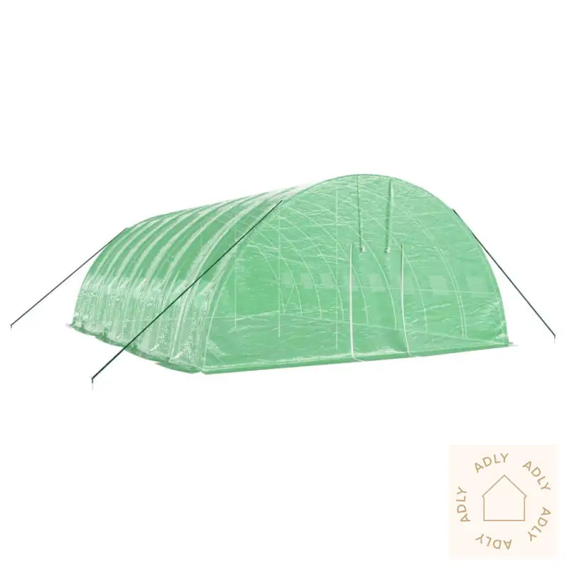 Drivhus Med Stålramme Grønn 48 M² 8X6X2,85 M
