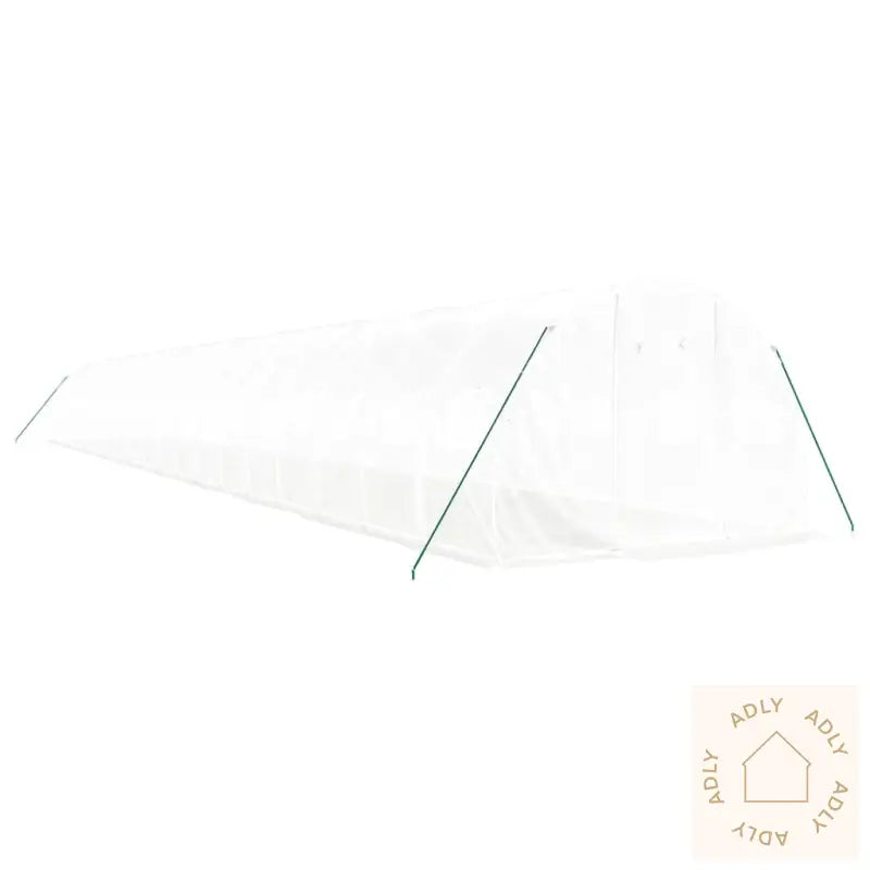 Drivhus Med Stålramme Hvit 60 M² 20X3X2 M